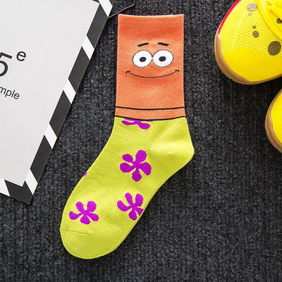 Chaussettes Bob l'Éponge : motif pantalon de Patrick