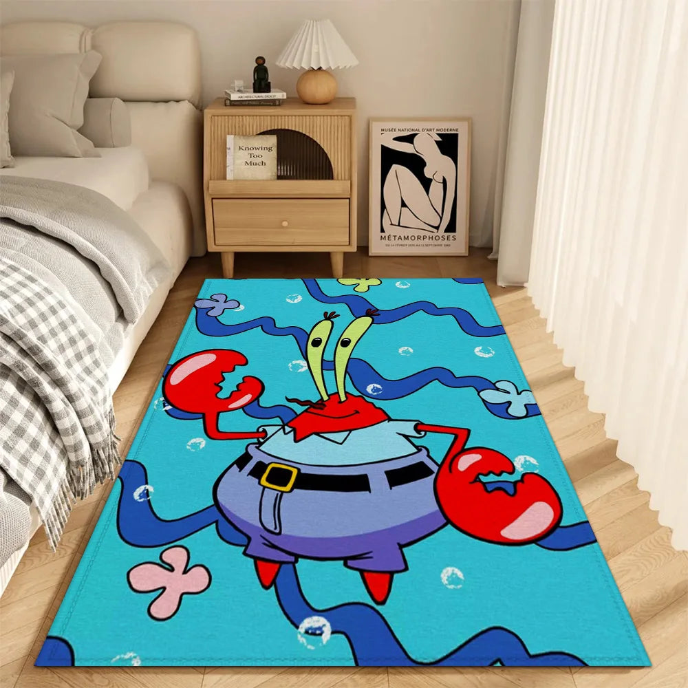 Tapis de salon Bob l'Éponge : la pince géante de Monsieur Krabs