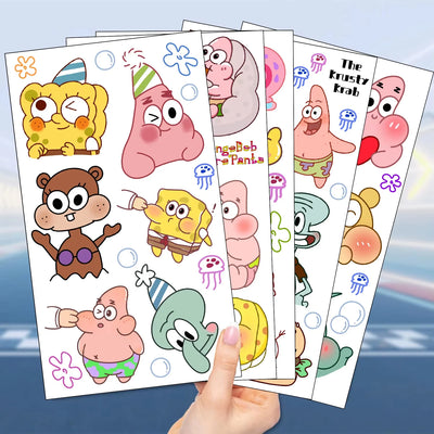 Stickers Bob l'Éponge : pack multi-personnages