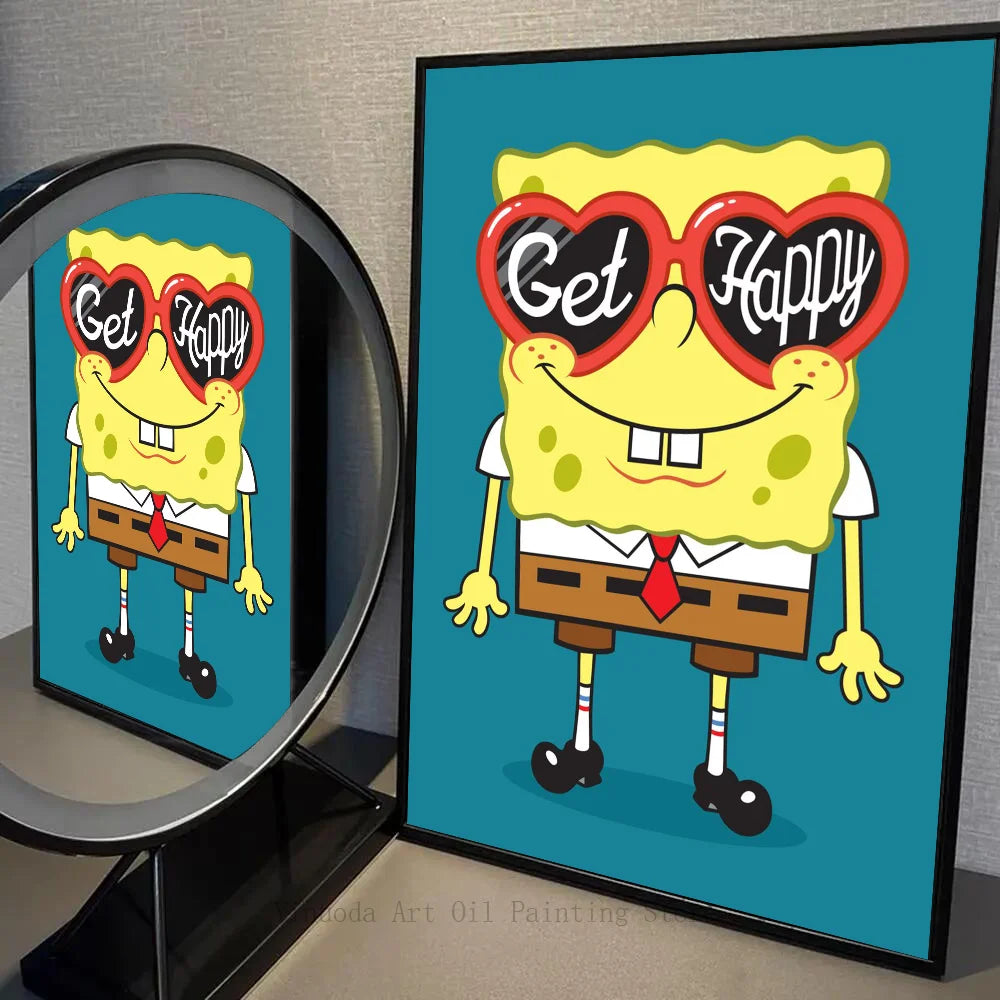 Poster Bob l'Éponge : lunettes Get Happy