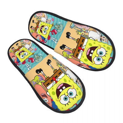 Chaussons Bob l'Éponge : sourire classique
