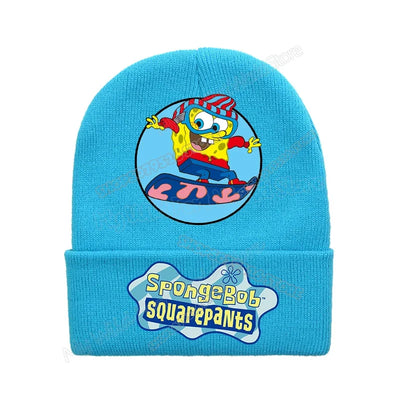Bonnet Bob l'Éponge : surf d'hiver