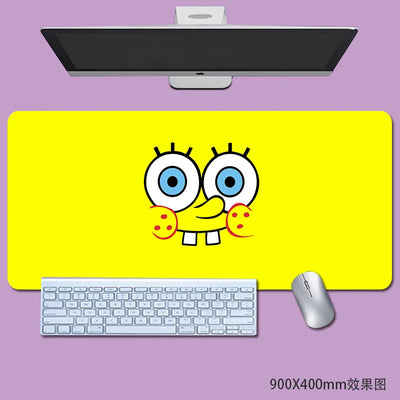 Tapis de souris Bob l'Éponge : visage minimaliste