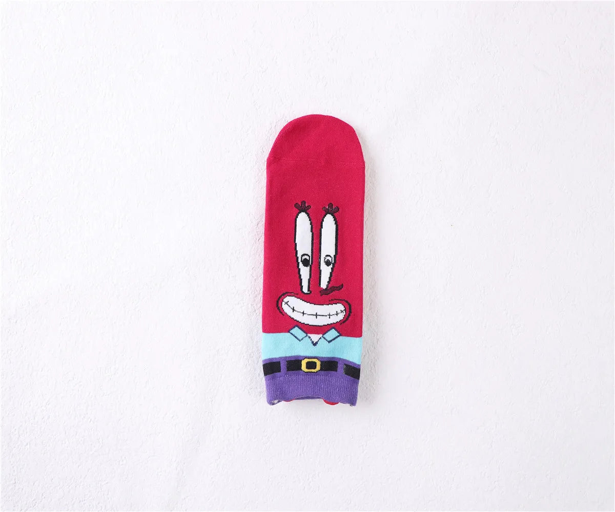 Chaussettes Bob l'Éponge : Mr. Krabs souriant