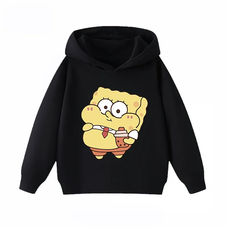 Sweat noir Bob l'Éponge : dégustation de burger