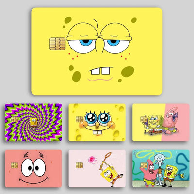 Stickers Bob l'Éponge : skin pour carte bancaire