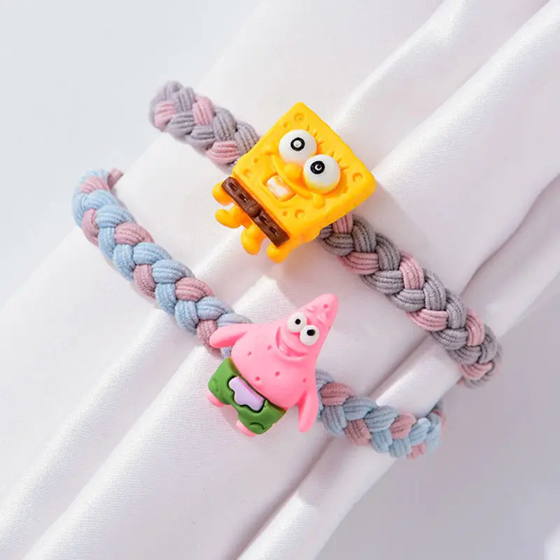 SpongeBob Armbänder – Geflochtenes Freundschafts-Duo