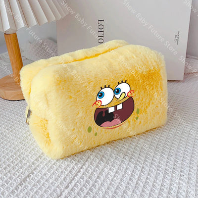 Trousse peluche jaune Bob l'Éponge