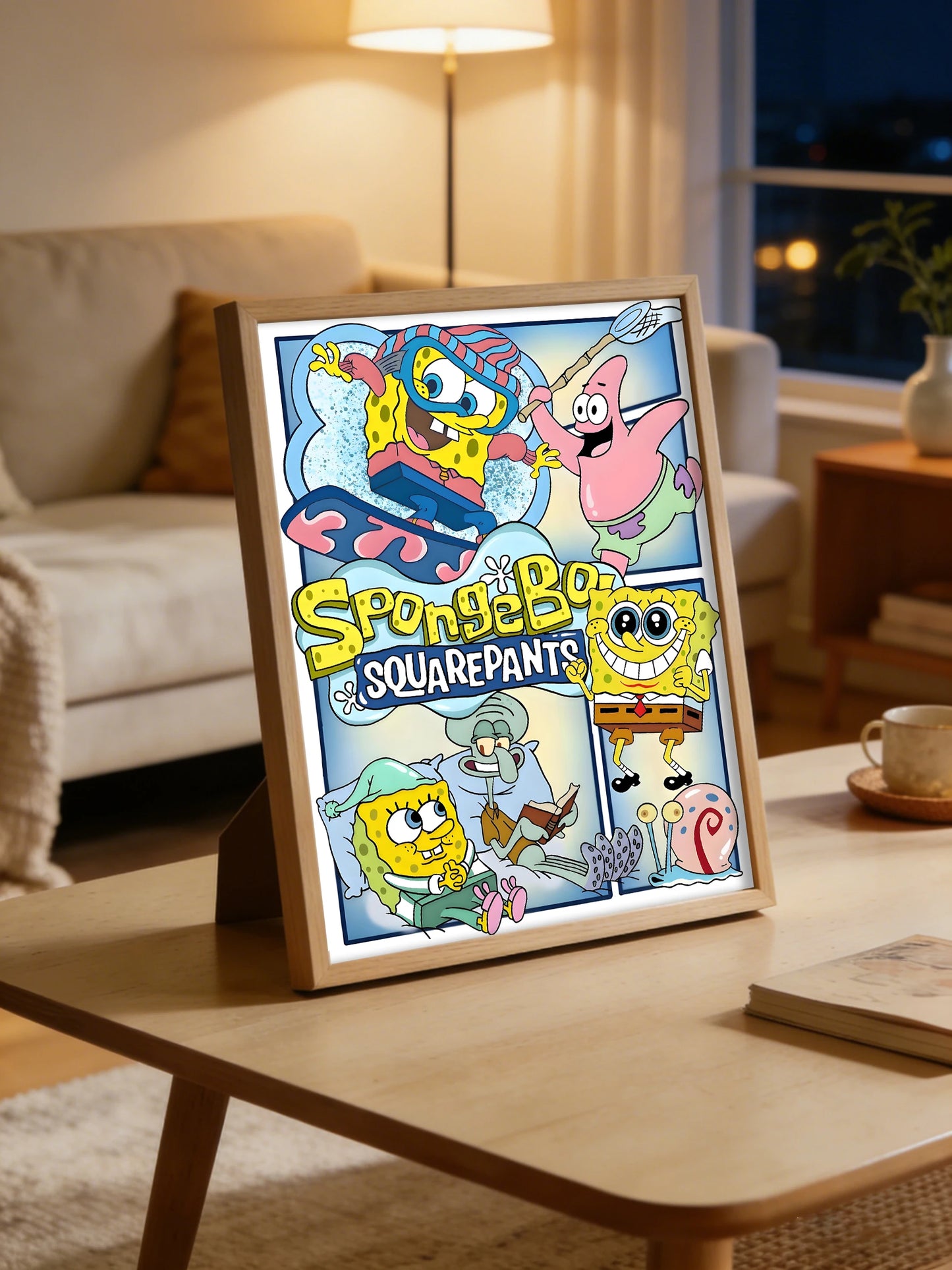 Puzzle Bob l'Éponge : session de surf à Bikini Bottom