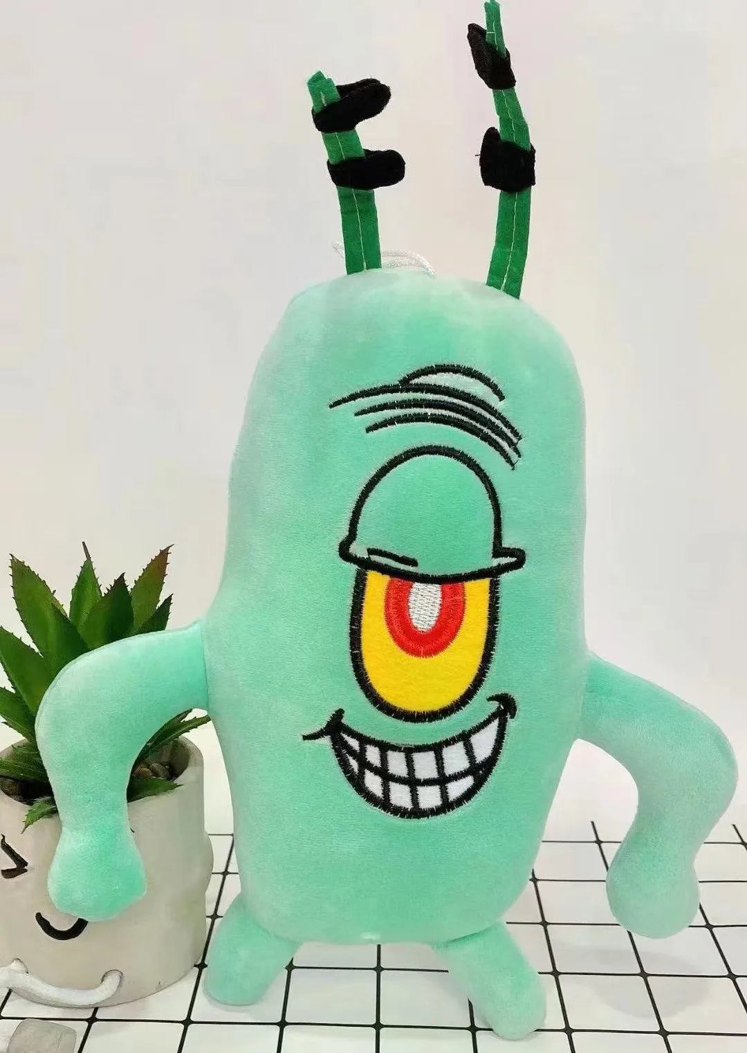 Plüschtier Spongebob - Plankton mit offenen Armen