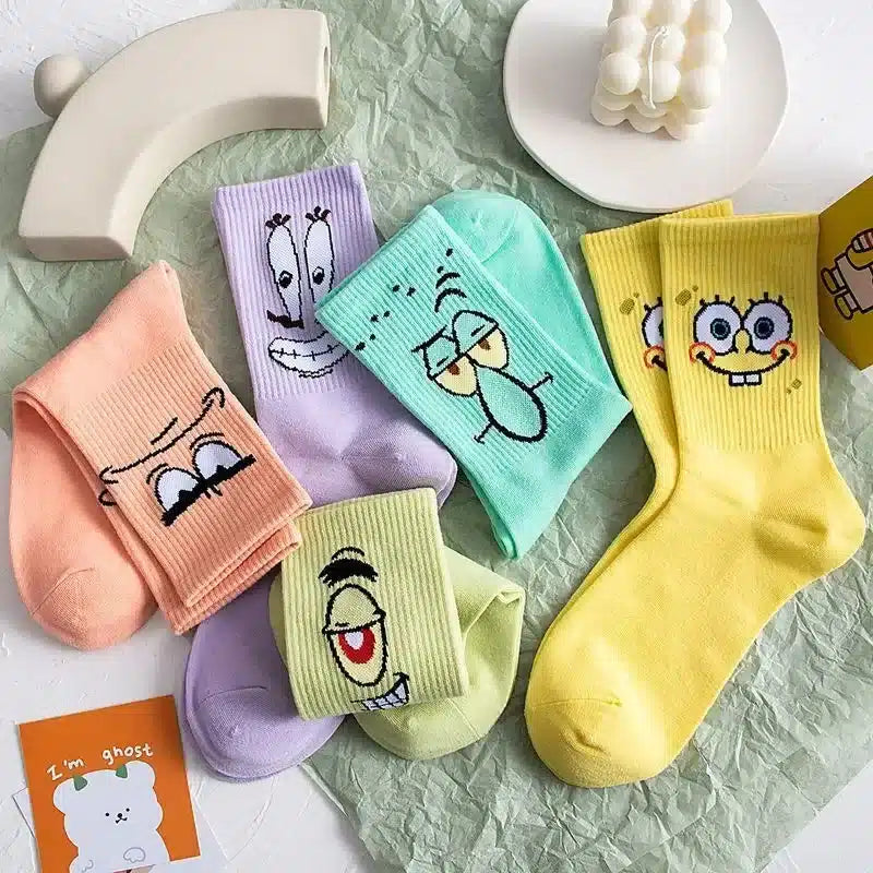 Chaussettes Bob l'Éponge : la touche fun pour tes pieds