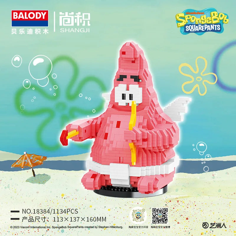 Figurine Nanobloc Bob l'Éponge : le guide complet des personnages