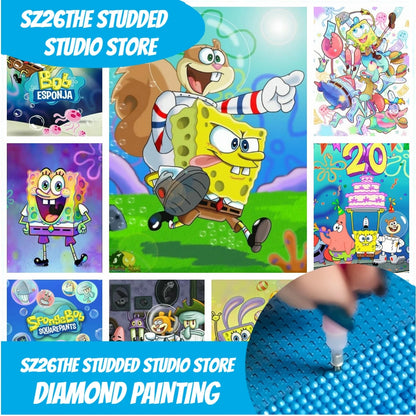 Diamond Painting Spongebob Schwammkopf - Geburtstag