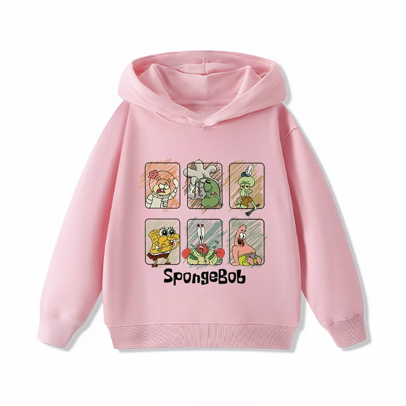 Weißes SpongeBob-Sweatshirt – Bob's Grimassen