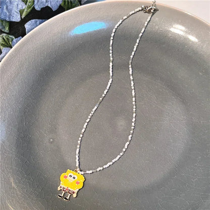 Halskette SpongeBob Perlen – Kawaii-Stil