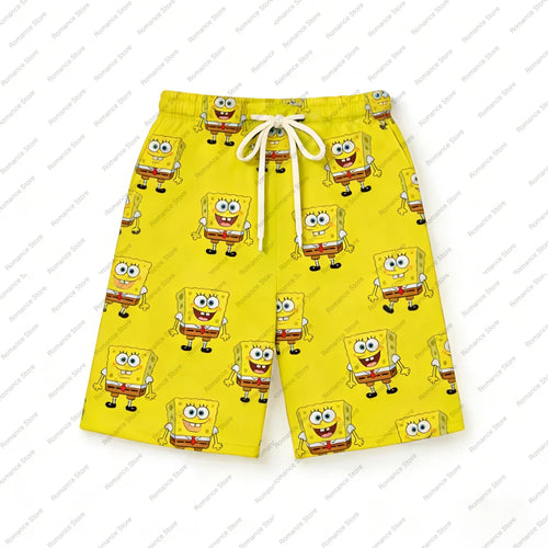 Short de bain Bob l'Éponge : motif all-over