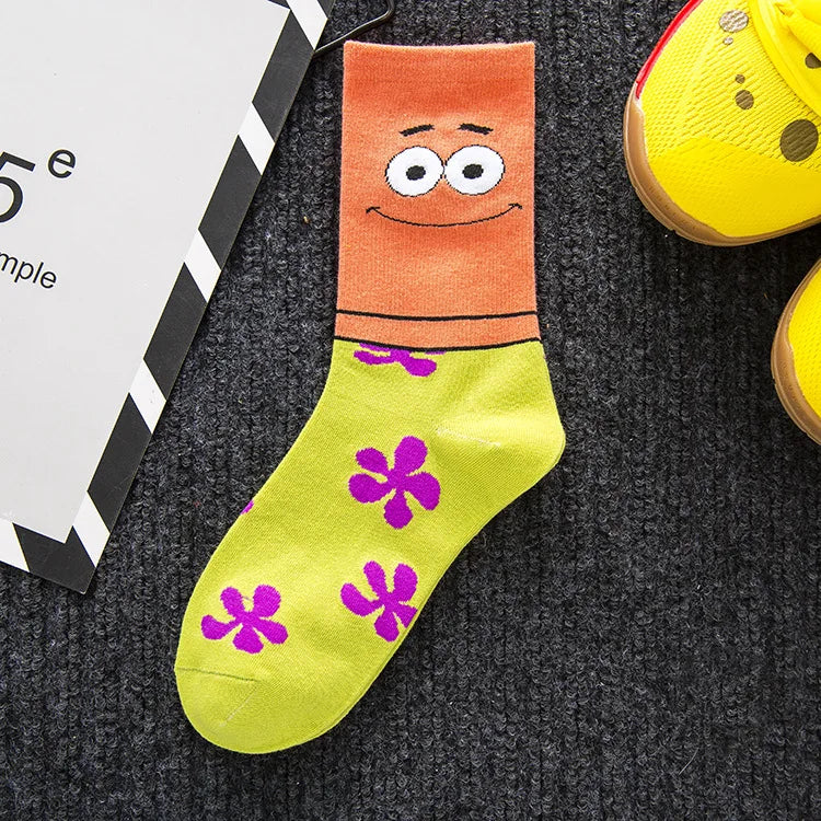 Chaussettes Bob l'Éponge : motif pantalon de Patrick