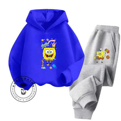 Bob der Schwamm-Jogginganzug für Kinder – Leuchtendes Gelb
