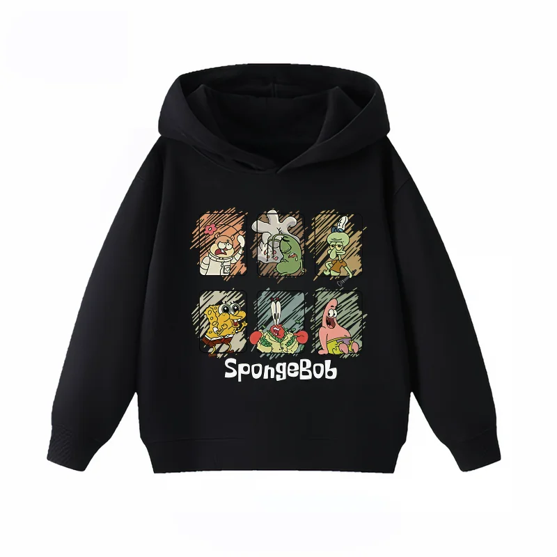 Weißes SpongeBob-Sweatshirt – Bob's Grimassen