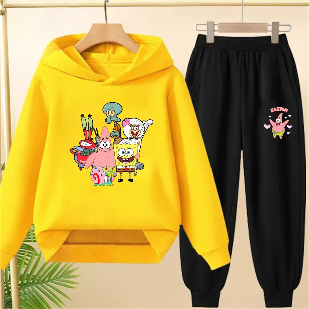 Spongebob Set Gelb – Klassisch (Brustlogo)