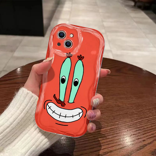 iPhone Hülle Mr. Krabs - Rot Glänzend (Silikon)