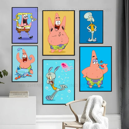 Poster Spongebob - Carlo in Panik