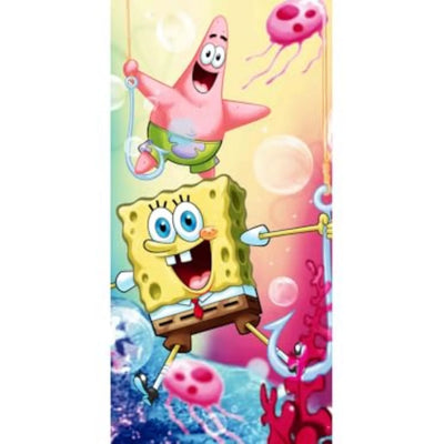Serviette de bain Bob l'Éponge : Best Friends