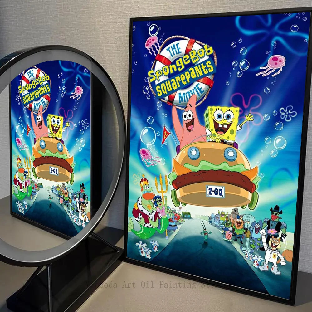 Poster Bob l'Éponge : affiche de film Bikini Bottom