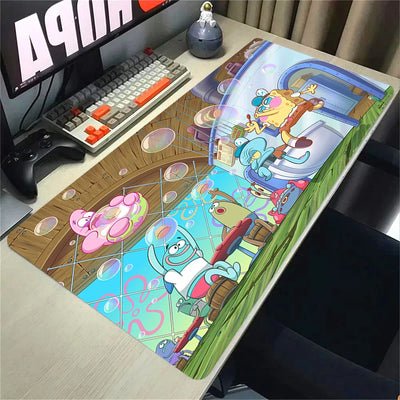 Sous-main de bureau Bob l'Éponge : les amis de Bikini Bottom