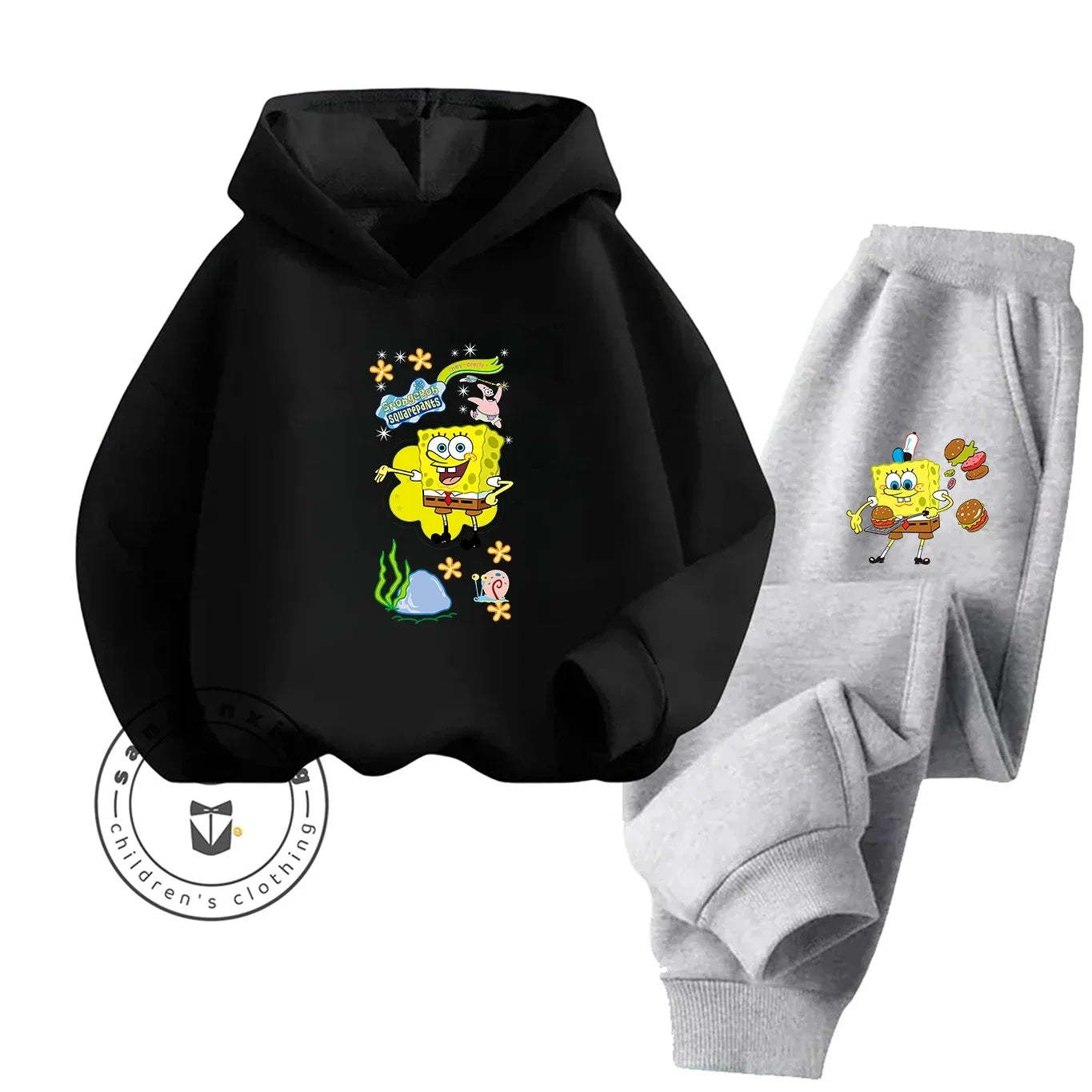 SpongeBob SquarePants Trainingsanzug – Total Look Schwarz