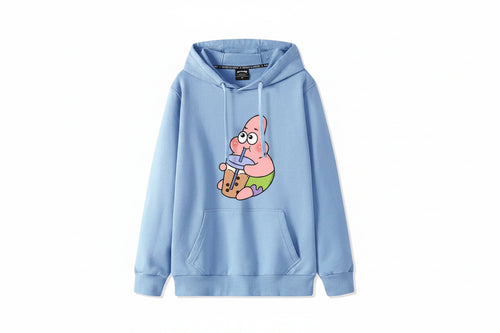 Patrick Himmelsblaues Sweatshirt - Ruhige Mahlzeit