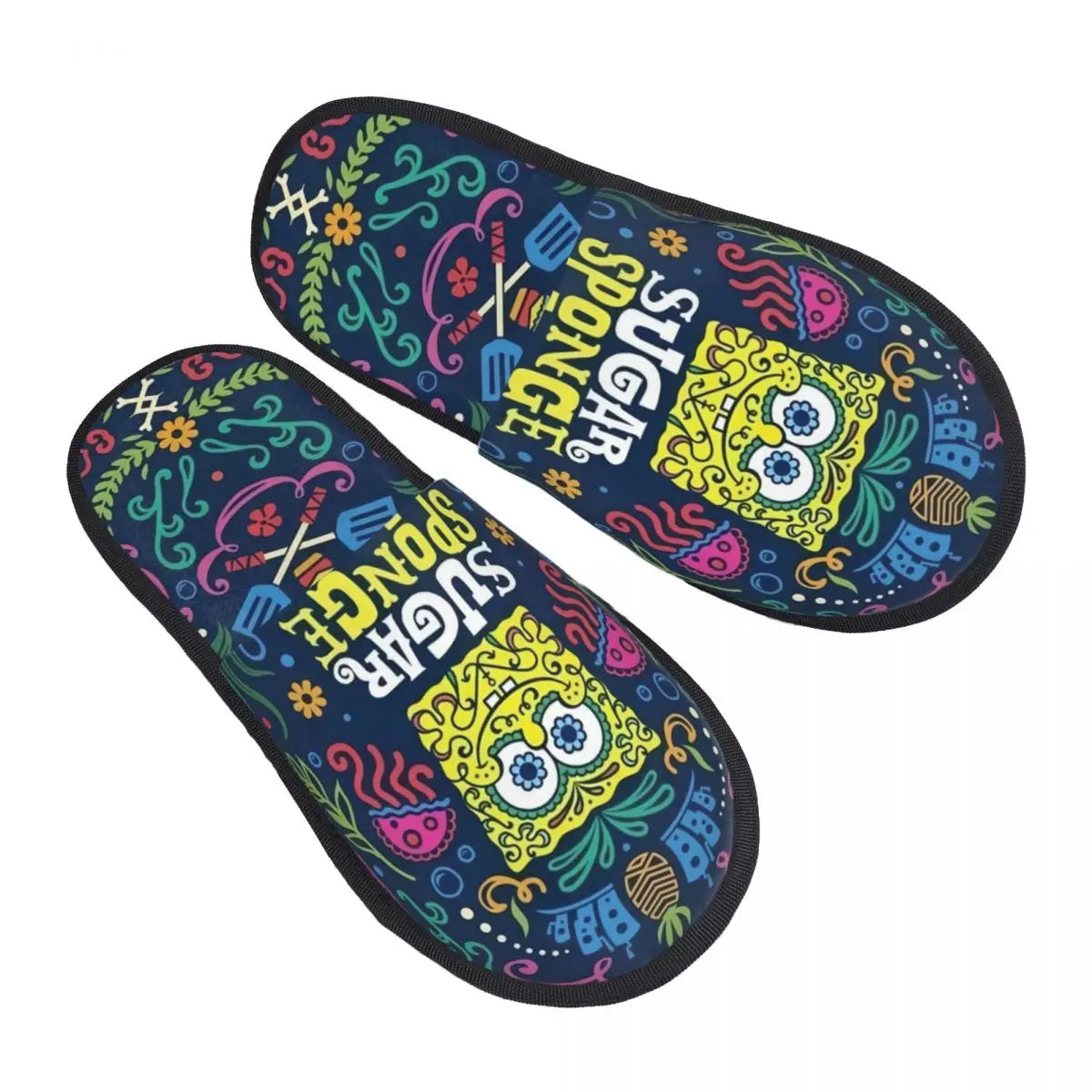 Chaussons Bob l'Éponge : modèle Sugar Sponge