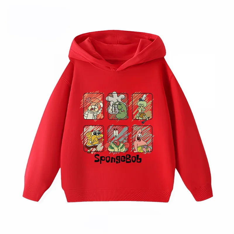 Weißes SpongeBob-Sweatshirt – Bob's Grimassen