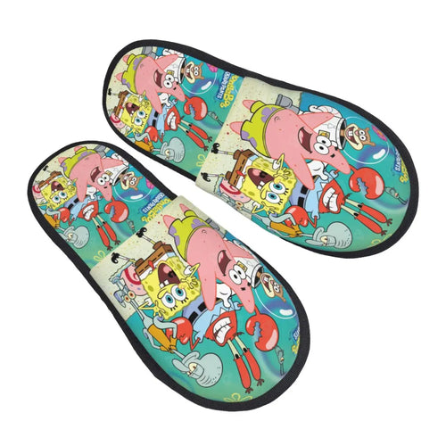 Chaussons Bob l'Éponge : le gang de Bikini Bottom
