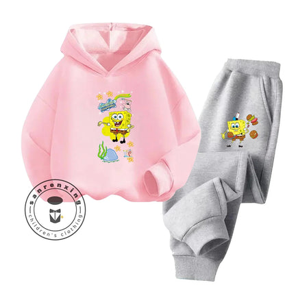 SpongeBob Sportanzug – Gelb & schwarze Hose