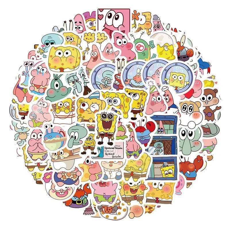SpongeBob Sticker – Mix 100-1000 Stück