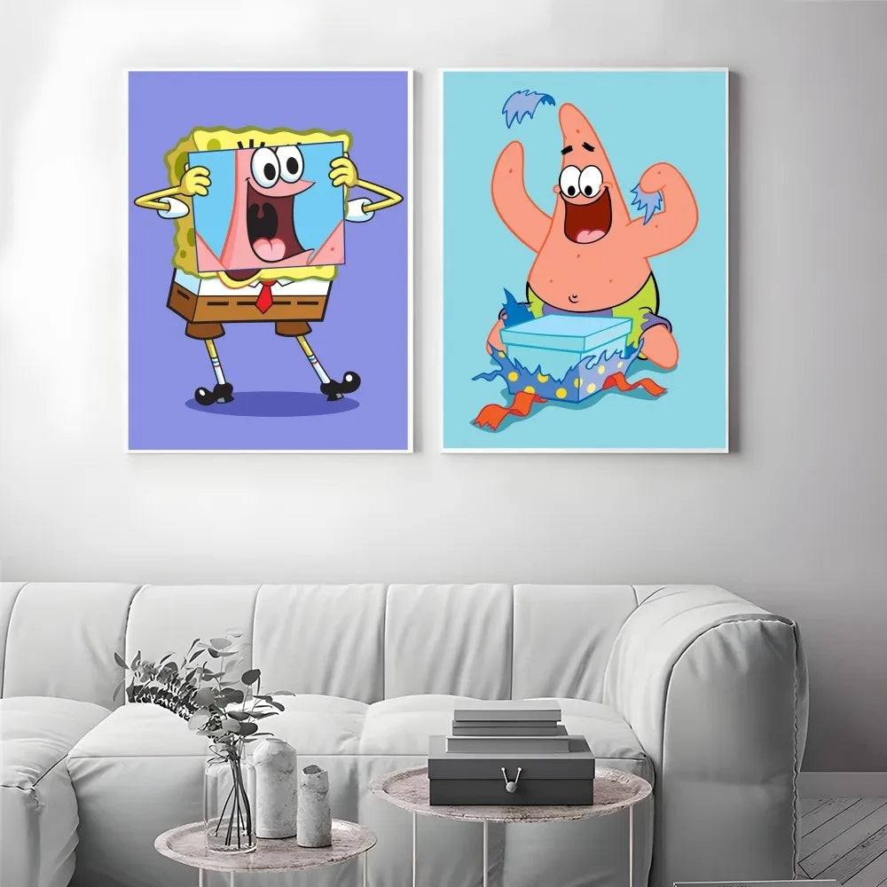 Poster Spongebob - Carlo in Panik