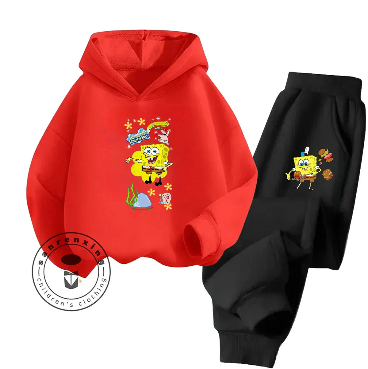 SpongeBob SquarePants Trainingsanzug – Total Look Schwarz