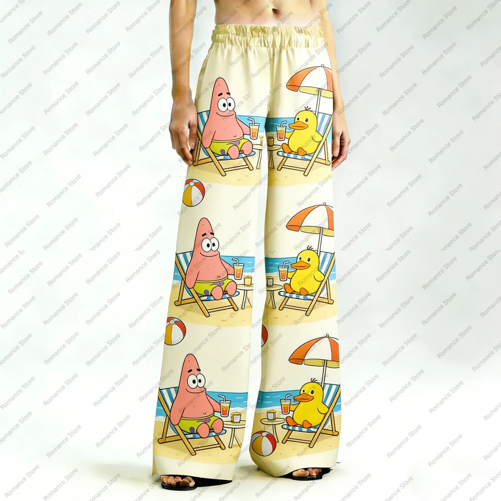 Spongebob Schwammkopf-Hose – Allover-Bob-Muster