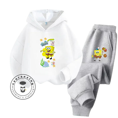 Bob der Schwamm-Jogginganzug für Kinder – Leuchtendes Gelb