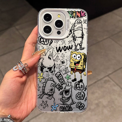 Spongebob Hülle – Modell Street Art Graffiti Schwarz