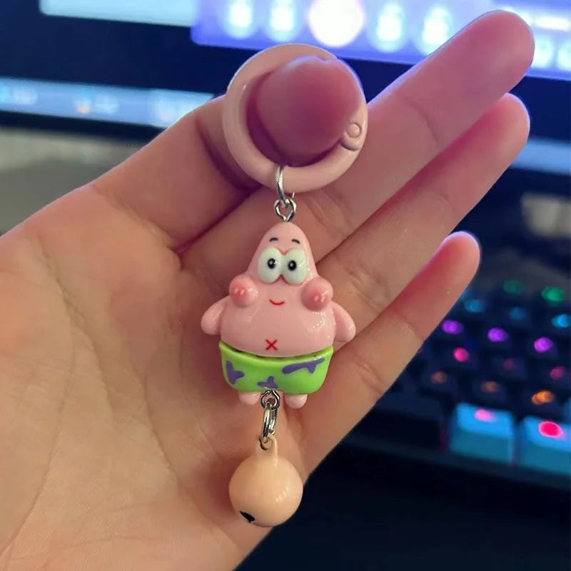 Porte-clés Bob l'Éponge : style kawaii