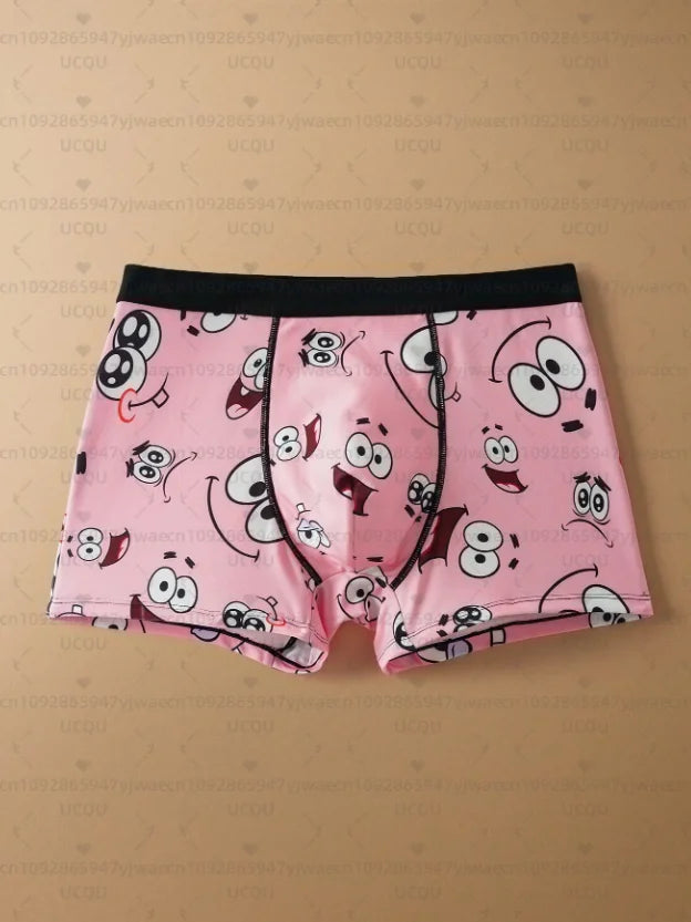 Boxer Bob l'Éponge : motif visages répétés