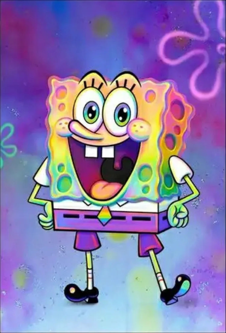 Diamond Painting Spongebob Schwammkopf - Geburtstag