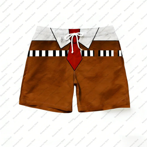 Short de bain Bob l'Éponge : motif tenue carrée