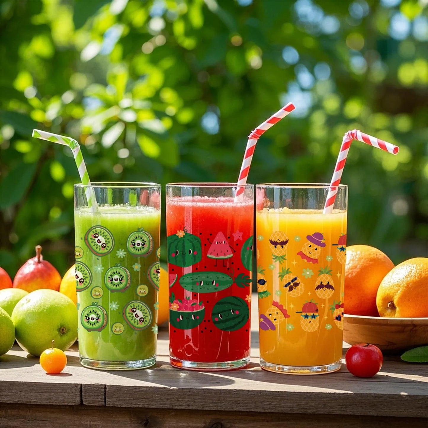 SpongeBob Glas – Dosen-Stil mit Strohhalm
