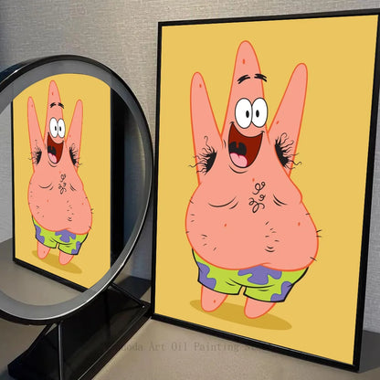 Poster Spongebob - Carlo in Panik