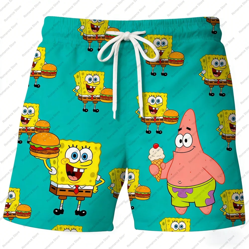 Short de bain Bob l'Éponge : burger party