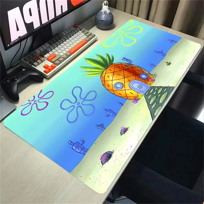 Sous-main de bureau Bob l'Éponge : la maison ananas