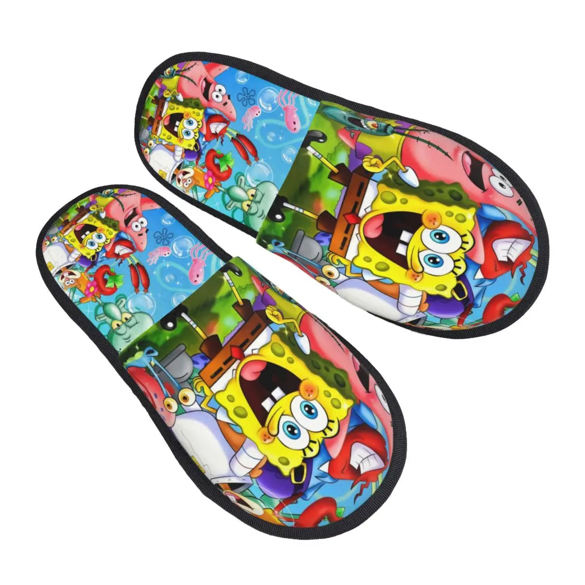 Chaussons Bob l'Éponge : le gang de Bikini Bottom